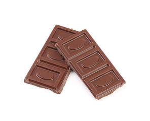 Poster - Chocolate bars isolated