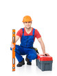 Portrait of manual worker with tools