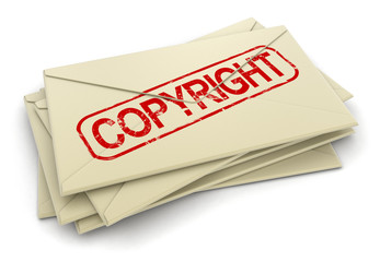 Poster - copyright letters (clipping path included)