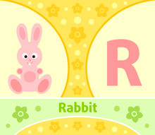 The English Alphabet With Rabbit