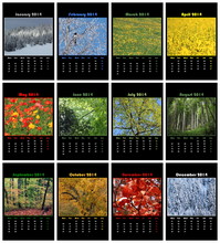 Nature Calendar For 2014