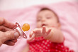 A pacifier for the baby