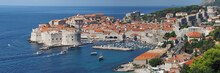 Dubrovnik, Croatia, Panorama Of The Medieval City
