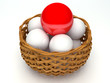 Sphere in basket