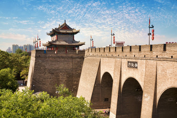 Wall Mural - Xian - ancient city wall