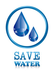 Poster - save water