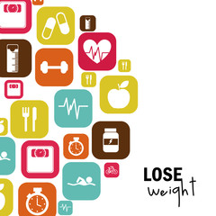 Wall Mural - lose weight