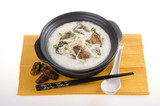 Fototapeta Kuchnia - Dried oysters porridge rice gruel