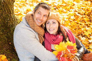 Wall Mural - autumn happy