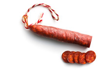 Sliced Tasty Chorizo Sausage