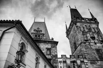 Canvas Print - Prague Architectural Detail - Czech Republic