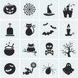 Set of vector halloween icons.