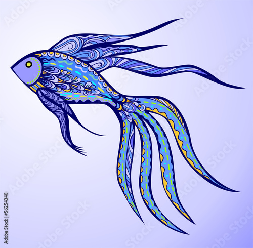 Nowoczesny obraz na płótnie Magic Fish