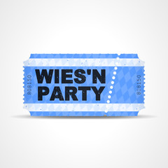 Wall Mural - ticket v3 wies'n party I