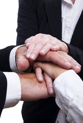 Canvas Print - Business Hands