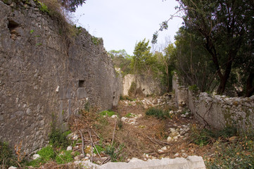 Poster - Ruinen in Olympos bei Kemer - Türkei