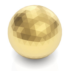 Poster - Abstract 3d sphere render isolated with clipping path