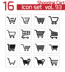 Poster - icon shopping cart