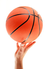 Poster - Basketball isolated on white background