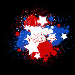 Wall Mural - background for 4th of July Vector theme Design