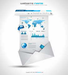 Poster - Quality clean web elements for blog and sites.