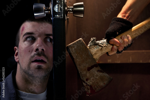Dangerous Killer On The Other Side Of The Door Kaufen Sie
