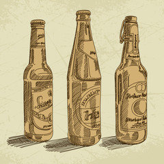 Sticker - beer background