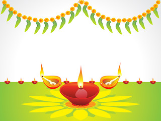 Wall Mural - abstract diwali background