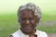 Happy old african american lady
