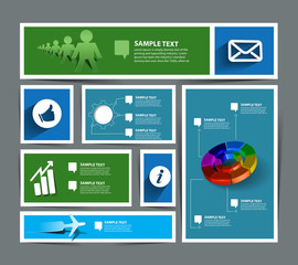 Wall Mural - infographics set. Vector.