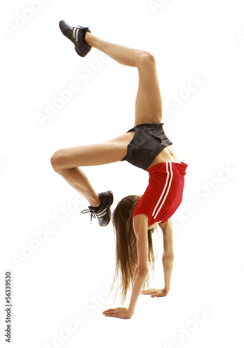 Flexible Girl In Gymnastic Pose Stock Photo Adobe Stock Flexible Girl In Gymnastic Pose Stock Photo Adobe Stock