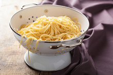 Spaghetti In Colander
