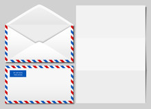 Vector Airmail Envelope