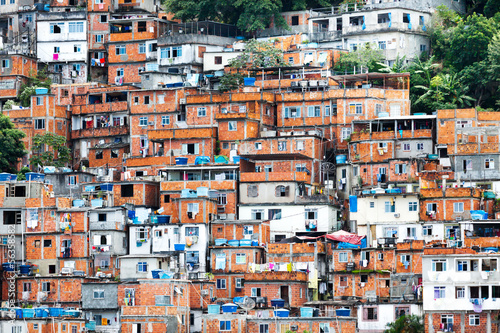 Fotografia, Obraz Favela, Brazilian slum in Rio de Janeiro