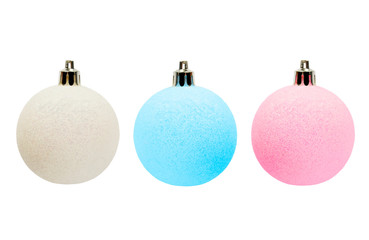 Poster - Three multicolor christmas balls