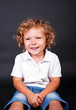 © Wisiel - Portrait of happy joyful beautiful little boy