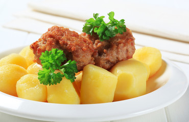 Sticker - Meatballs with potatoes