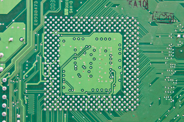 Abstract background with old computer circuit board