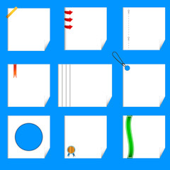 Poster - Set of writing-book sheets