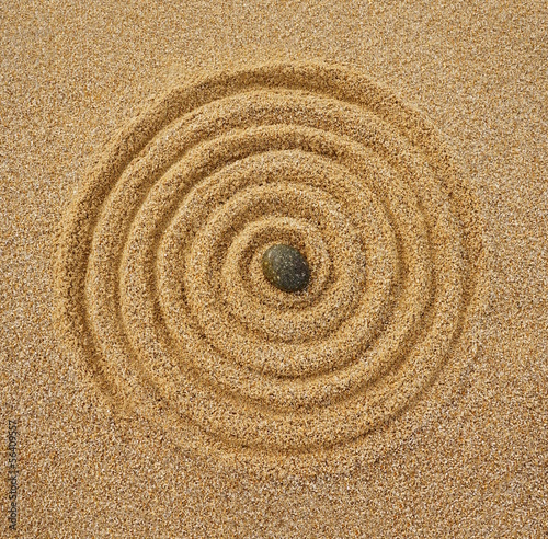Plakat Landart Zen, spirala nieskończoności