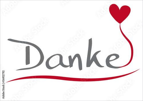 Danke mit Herz Adobe Stock