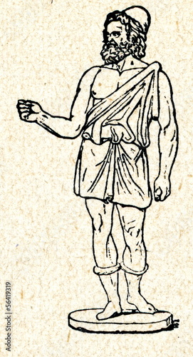 Fotomural Hephaestus, Greek god of blacksmiths