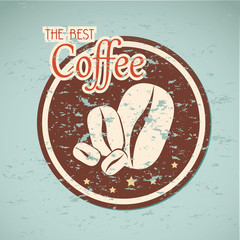 Poster - the best coffee