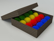 colorfull billiard balls set