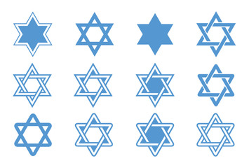 star of david. vector illustration.