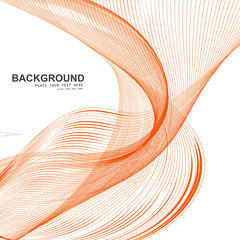 Wall Mural - stylish line colorful blend wave vector illustration