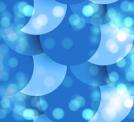 Wall Mural - abstract blue colorful circle bubbles background vector design