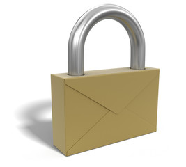 Poster - letter lock (clipping path included)