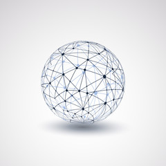Poster - Networks - Globe Design
