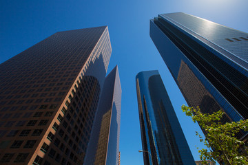 LA Los angeles downtown skyscrapers buildings